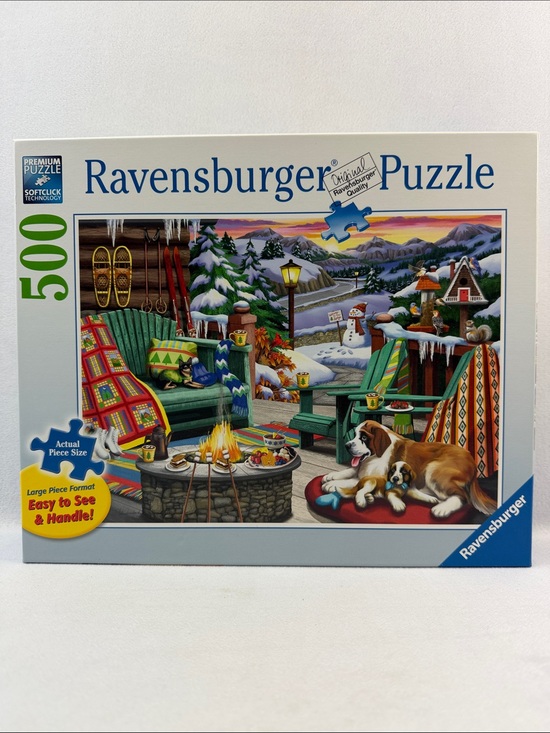 Ravensburger Other - Ravensburger 500-Piece Winter Cabin Puzzle